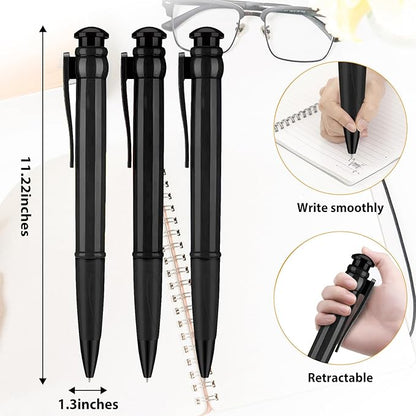 Jumbo Pens 11.3'' For Birthday Party Favors, Funny Party Favors Huge pens, Giant Pens Gag Gifts 3 Pack Black