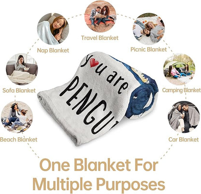 SteadStyle Gifts for Her Him, Wedding Anniversary Blanket, Romantic I Love You Gift, Valentines, Christmas, Birthday Gifts for Boyfriend Girlfriend, Wedding Present for Wife Husband 80'' x 60''
