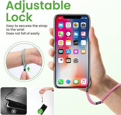 Hand Wrist Strap Lanyard, Adjustable Nylon Colorful for Mobile Phone, Camara, USB Flash Drive, ID Name Tag Badge