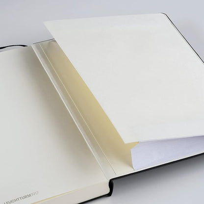 LEUCHTTURM1917 - Notebook Hardcover Composition B5-219 Numbered Pages for Writing and Journaling (Port Red, Dotted)
