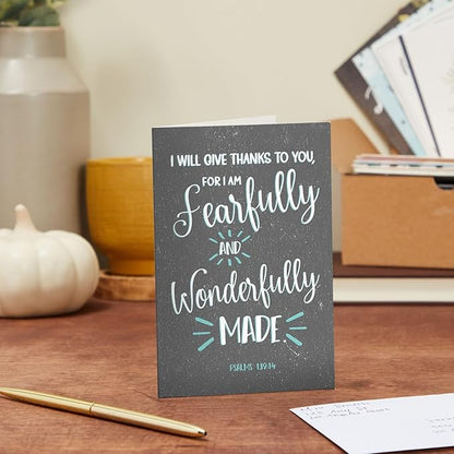 Faithful Finds 48 Pack All Occasion Cards Assortment Box with Envelopes, 4x6 Christian Greeting Cards, Blank Religious Note Card for Birthday, Thank You, Wedding