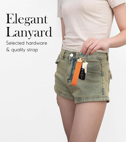 SENLLY Wristlet Lanyard, Stretchy Keychain Holder, Original Elastic Anti-Drop Design Keyring