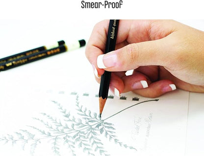 Tombow 51504 MONO Drawing Pencil, 5B, Graphite, 12-Pack