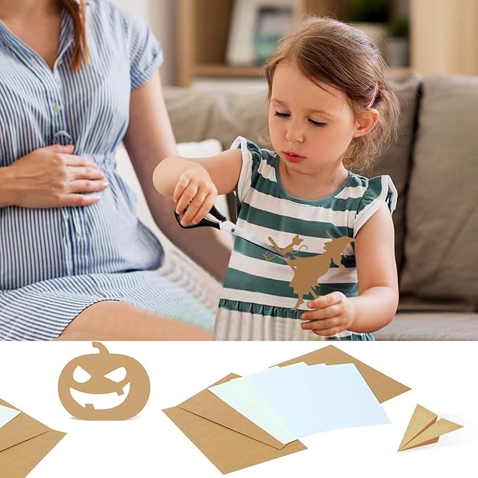 50 Pack 5x7 Cream White Cardstock Paper, Thick Index Card for Printer, 92lb/250GSM Heavyweight Blank Card, Postcards, Wedding Invitation, DIY Crafting, Greeting Card Making