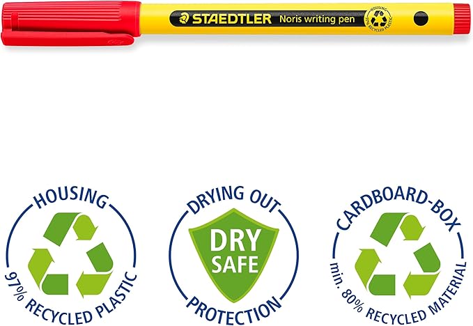 STAEDTLER Fineliner Noris writing pen red