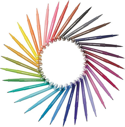 Paper Mate 2027070 1.1 mm Medium Tip Flair Pen - Navy Blue (Pack of 4)