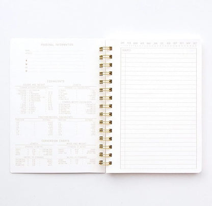 DesignWorks Ink 6" x 8.25" Juniper Green Textured Paper Twin Wire Spiral Notebook Journal with 160 Lined Pages for Work, Writing, Journaling