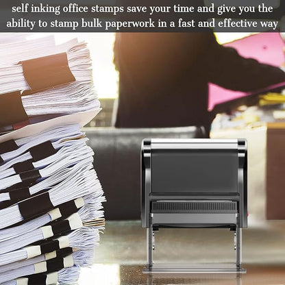 Draft Stamps Self Inking Office Draft Stamps Self-Inking Red Draft Stamp fot Office Supplies Rubber Business Stamps Drafting,Red(Draft)