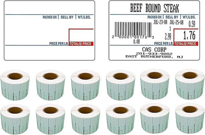 LST-8010 Printing Scale Label, 58 x 40 mm, UPC 12 Rolls of 700 Labels