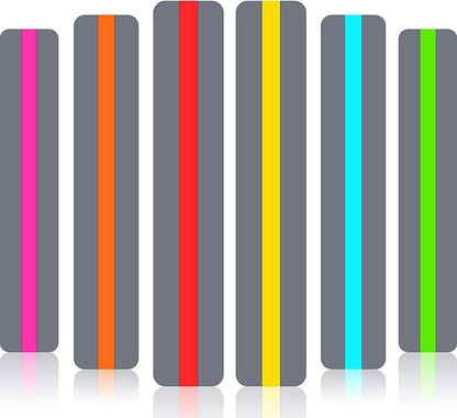 Guided Reading Strips Highlight Strips Colored Overlay Highlight Bookmarks Help with Dyslexia for Crystal Children and Teacher Supply Assistant (18)