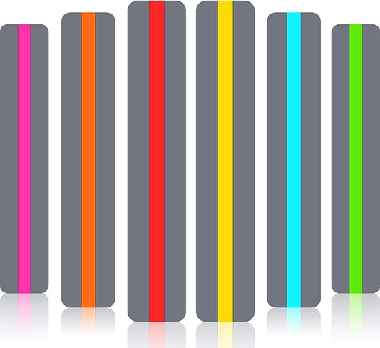 Guided Reading Strips Highlight Strips Colored Overlay Highlight Bookmarks Help with Dyslexia for Crystal Children and Teacher Supply Assistant (18)