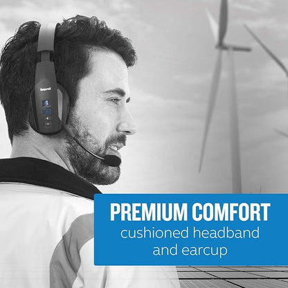 BlueParrott B450-XT Noise Cancelling Trucker Bluetooth Headset – Updated Design with Industry Leading Sound & Improved Comfort, Ideal for Anyone On The Go, Up to 24 Hours of Talk Time, Black