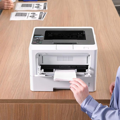 Brother HL-L5210DW Business Monochrome Laser Printer with Duplex Printing, Versatile PaperHandling, Wireless and Gigabit Ethernet Networking, and Mobile Printing, Works with Alexa