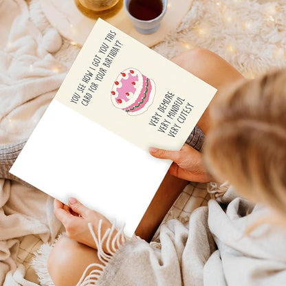 Funny Birthday Card and Gift for Men, Women, Husband, Wife, Boyfriend, Girlfriend, Him, Her – happy birthday card, funny card Gift