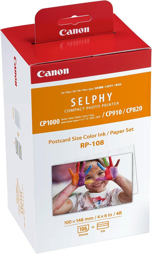 8568b001 (rp-108) Ink & Paper Combo Pack, Tri-Color