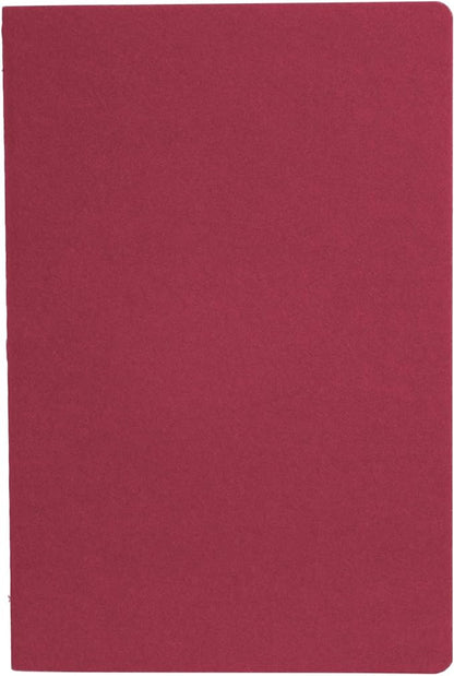 Simply Genius A5 Notebooks for Work, Travel, Business, School & More - College Ruled Notebook - Softcover Journals for Women & Men - Lined Note Books with 92 pages, 5.5" x 8.3" (Wine, 6 pack)