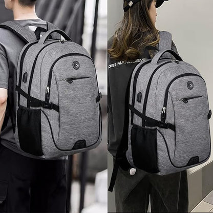 SHRRADOO Travel Laptop Backpack, Business Anti Theft Slim Durable Laptops Backpack with USB Charging Port, College High School Computer Bag for Men Women Fits 16.3 Inch Notebook