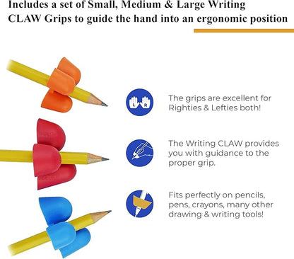 The Pencil Grip Writing CLAW, Sample Pack, 2 Each of Three Sizes - TPG-21123