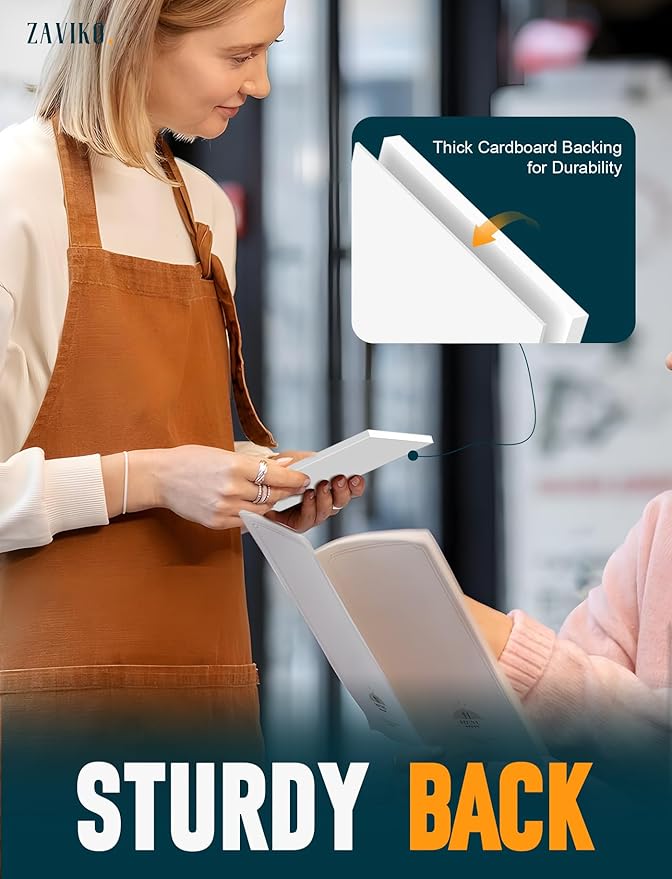 Note Pads 3x5, 6 Pack Small Notepads 3x5 Memo Pads, Small Notebooks 3x5 Scratch Pads, Small Writing Pads of Paper 3x5, White Mini Notepad 3x5 Blank Server Pads, Writing Notes Paper, 50 Sheets/Padad