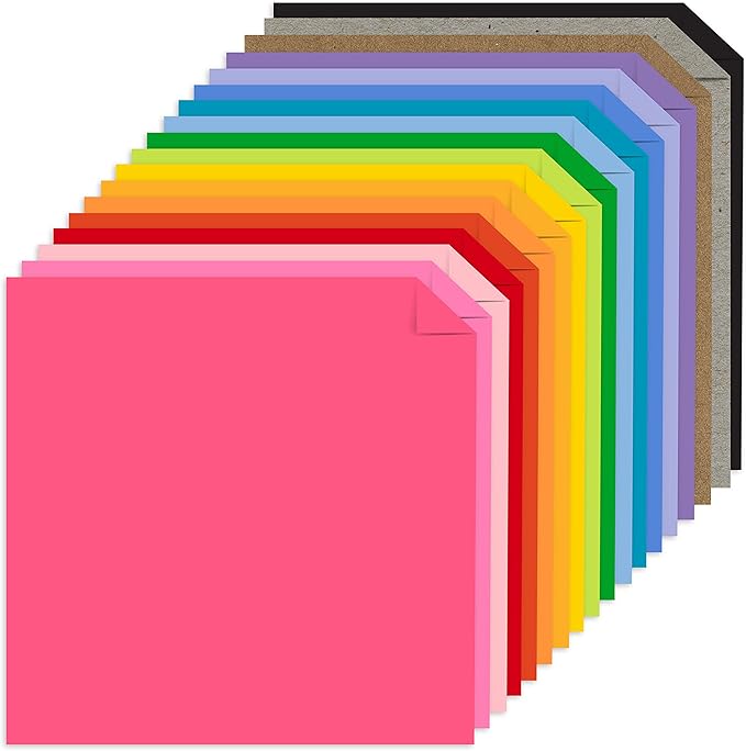 Astrodesigns/Creative Collection Starter Kit Cardstock, 12" x 12", 65 lb/176 gsm 18-Color Assortment, 72 Sheets (46408-03)