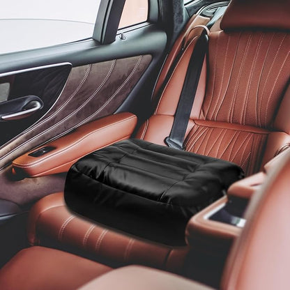 Leather Seat Cushion Extra-Thick Booster Seat with Breathable Bottom Layer Perfect for Office Chair or Car Seat Provides Support for Elderly or Those with Limited Mobility (1)