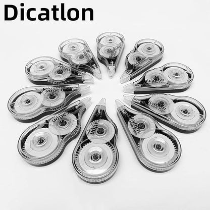 10-Count pack White Out Easy to Use Correction Tape Quick Dry Tear Resistant Shaped Applicator Instant Corrections Correct Wrong Writing At Any Time For Office Students school Home