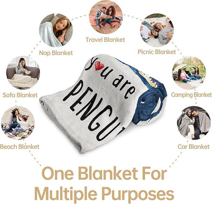 SteadStyle Gifts for Her Him, Wedding Anniversary Blanket, Romantic I Love You Gift, Valentines, Christmas, Birthday Gifts for Boyfriend Girlfriend, Wedding Gifts for Couple Wife Husband 60'' x 50''
