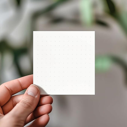 Sticky Notes Dots Grid 24pk | 3x3 Inch Small Self Stick Notepads for Desk and School Supplies