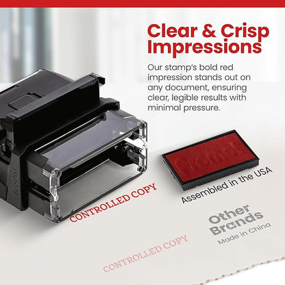 Promot Controlled Copy - Self Inking Rubber Stamp - Ink Stamps