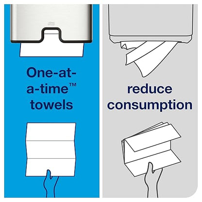 Tork Multifold Hand Towel White H2, Universal, 100% Recycled Fibers, 16 x 250 Towels, MB540A