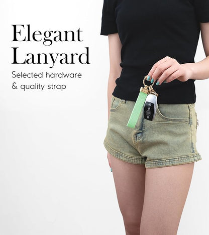 SENLLY Wristlet Lanyard, Stretchy Keychain Holder, Original Elastic Anti-Drop Design Keyring