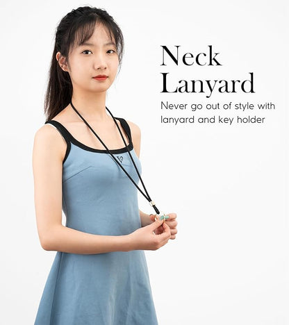 SENLLY Neck Lanyard Strap for Keys, Original Minimalist Design KeyChain Holder