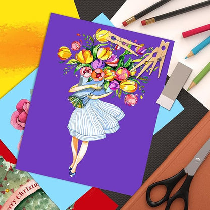 Cardstock 8.5" x 11 ",Cardstock Paper 85 lb/230 gsm,Orange Card Stock for Printer,Drawing,Gift tags,Invitations, Cards etc (Orange, 30 Sheets)