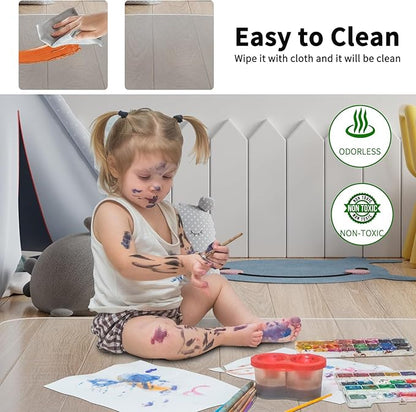 WASJOYE Office Chair Mat for Hard Floor, 30 x 48in Transparent Chair Mat