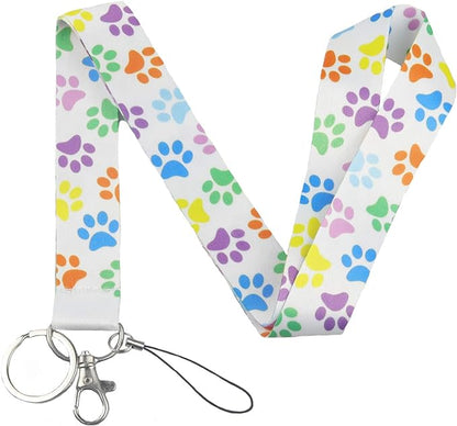 Yiflin Cute Neck Lanyard for Keys, Wallet, Id Card Holder, Cool Keychain Lanyard for Women, Men, Teacher