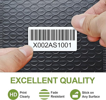 2" x 1" Direct Thermal Labels, Thermal Printer Labels for Barcodes Postage Address Compatible with Rollo, Zebra, Munbyn, Nelko Thermal Labels Printers (12 Rolls, 1300 Labels/Roll)