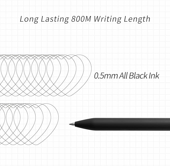Kaco FIRST Gel Pens, Pack of 2 Pieces Cute Stationery Heart Pen Set with Extra 4 Black Refills Quick Drying Holiday Office Supplies (2 Colors)