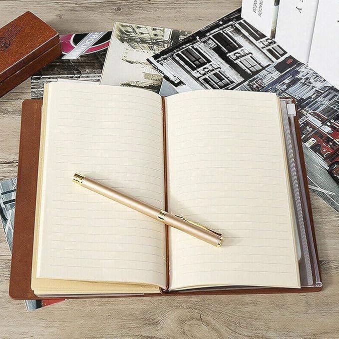 Wife Gifts from Husband, To My Wife Leather Journal, 140 Page Wife Refillable Writing Journal, Anniversary Wedding Christmas Gifts for Wife from Husband, Romantic Gifts for her
