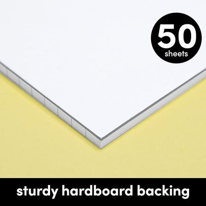 PAPERAGE Lined Legal Pads, (Rainbow), 6 Pack, 50 Sheets Each, Wide/Legal Ruled, Note Pads, Paper, 8.5 inches x 11 inches