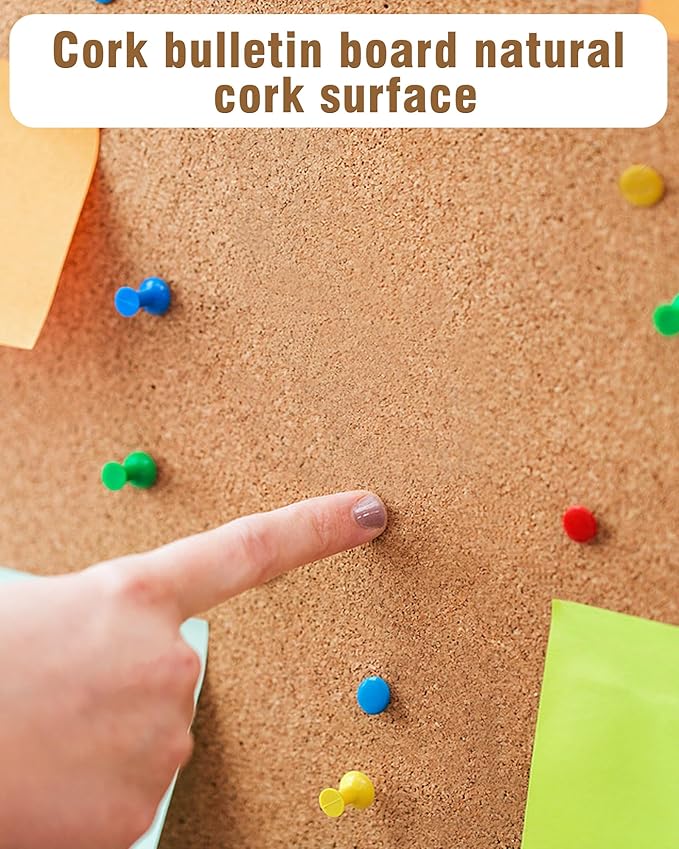38"x38" Enclosed Bulletin Board, Lockable Weather-Resistant Aluminum Cork Noticeboard for School & Office, Black Frame w/Cork