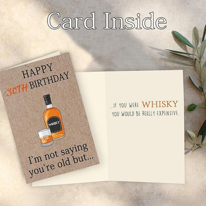 Funny 30th Birthday Gifts for Men Women, Happy 30th Birthday Decorations for Him Her, 30 Years Old Bday Decorations for Husband Wife