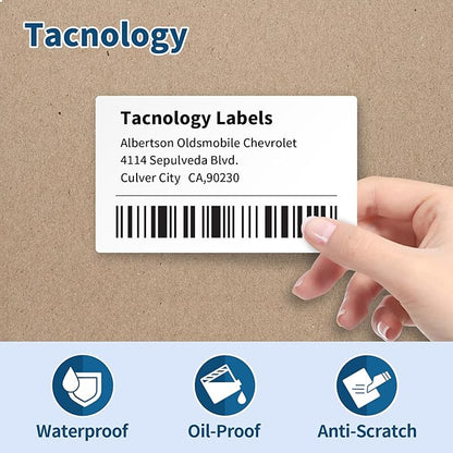 Tacnology 24 Rolls 7200 Labels Compatible with DYMO 30256 2-5/16" X 4" Adhesive Shipping Papers, Direct Thermal Labels Used with DYMO Label Writer 450, 450 Turbo, 4XL, Rollo & Zebra Desktop Printers