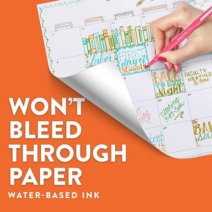 Paper Mate Flair Felt Tip Pens | Medium Point (0.7mm) | Sky Blue | 12 Count
