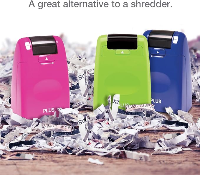 Guard Your ID Identity Protection Stamp Roller Identity Theft Prevention Security Stamp Mask Out Private Information Turquoise (70122)