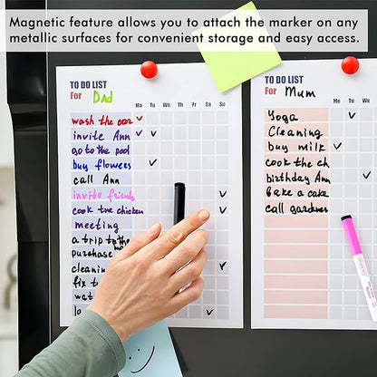 Shuttle Art Dry Erase Markers, 25 Pack 20 Colors Whiteboard Markers,Bundled with 5 Extra Black, Fine Tip Markers for Kids,Perfect for Writing on Dry-Erase Surfaces,School Office Supplies