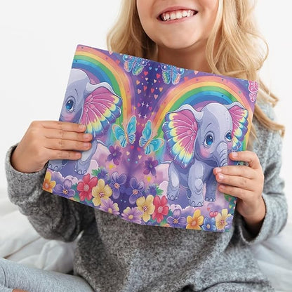 Gomyblomy Daisy Book Sleeve Covers for Paperbacks Rooster Chicken Print Jumbo Book Sox Protective Textbooks Cover Stretchable Fabric Book Cloth School Office Supplies for Women Girls