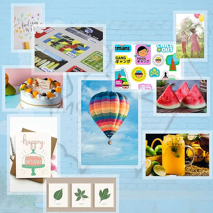 HTVRONT Self-Adhesive Laminating Sheets - 50 Sheets, 9 x 12 Inches, No Machine Needed, Clear