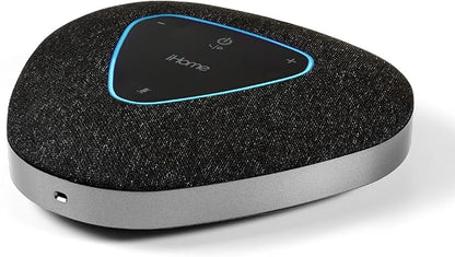 iHome Conference Speaker and Microphone, USB and Bluetooth Speakerphone with 3 Noise Cancelling Microphones for Home Office, Compatible with Mac, Windows, iOS, and Android