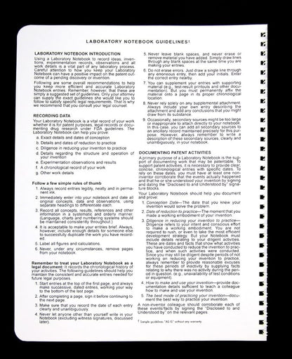 BookFactory Student Lab Notebook (Scientific Grid Format) - Standard No Carbon Copies 8.5" x 11", 200 Pages [Wire-O Bound] (LAB-200-WTG)