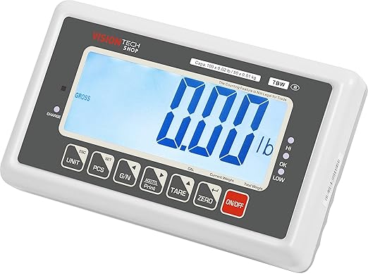 TBW-100 Bench Scale for Warehouse Industrial Shipping Scale and, Lb/Kg Switchable, 100lb Capacity, 0.02lb Readability, NTEP Legal for Trade
